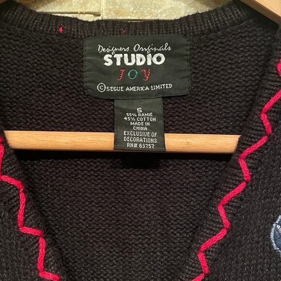 Designers Originals Studio JOY Christmas Sweater | Holiday Cottage Grandma Core - Picture 3 of 7